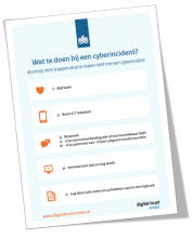 Wat te doen bij een cyberincident - DTC