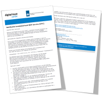 Preview Notificatie e-mail Digital Trust Center